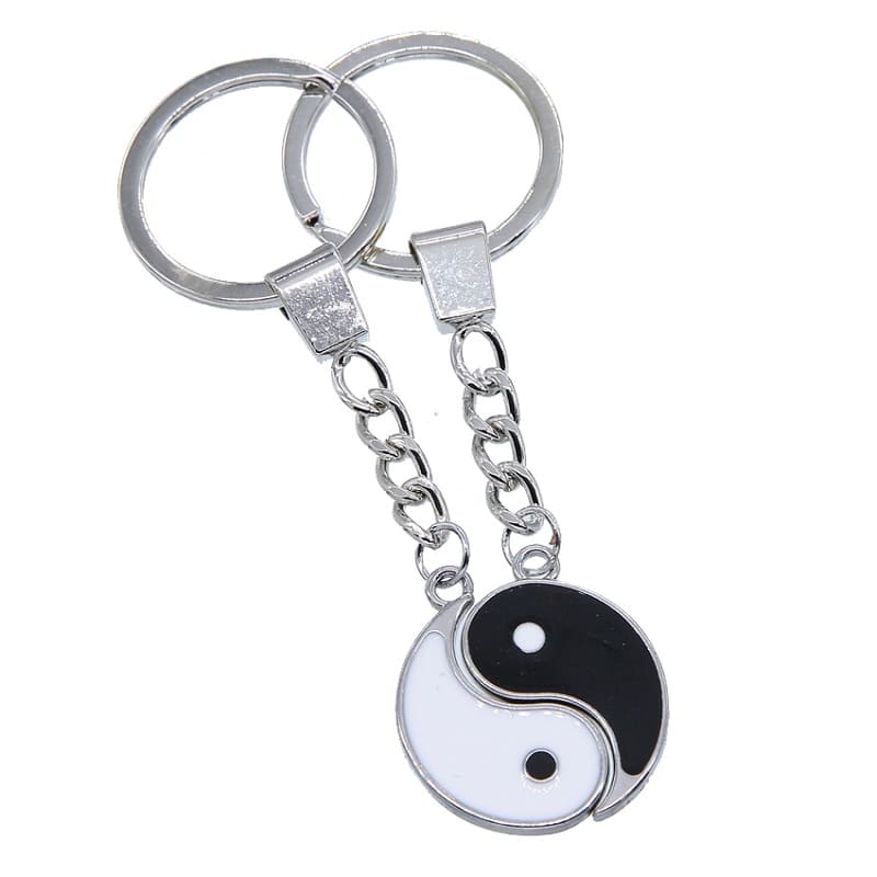 Ying Yang Keychain for Couples