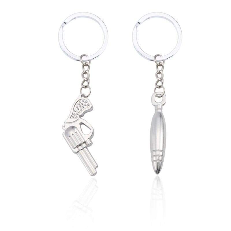 Gun Keychain for Couples