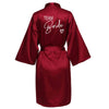 Team Bride Satin Robes