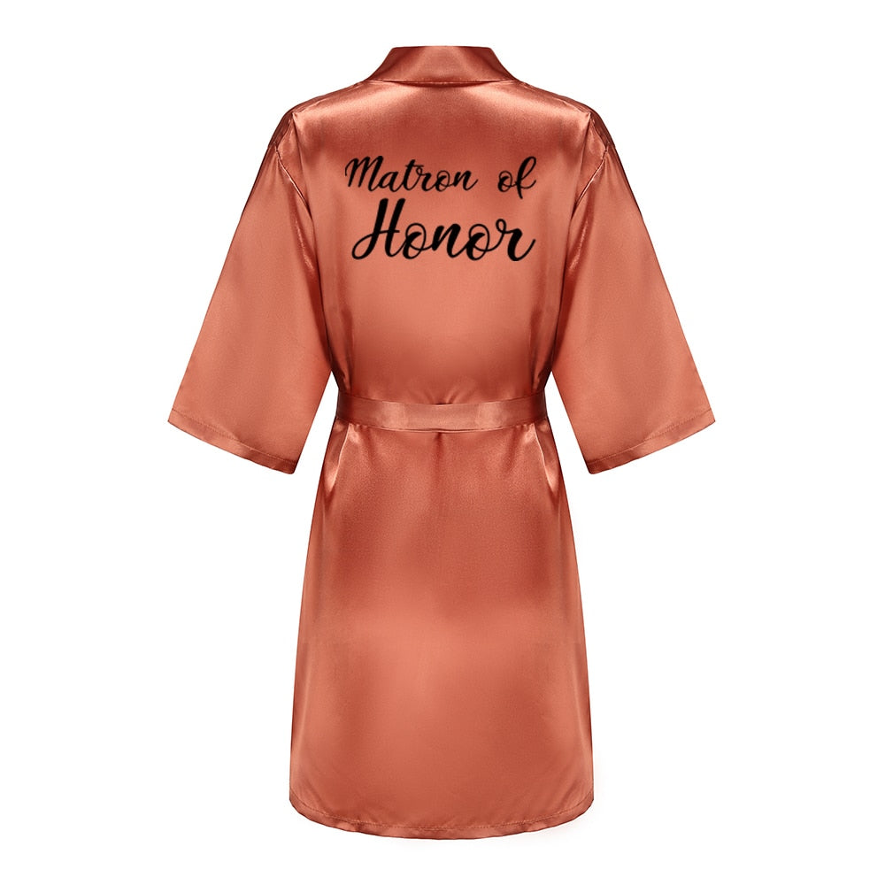 Personalized Satin Robes for Bridesmaids