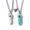 Stone Magnetic Couple Necklaces