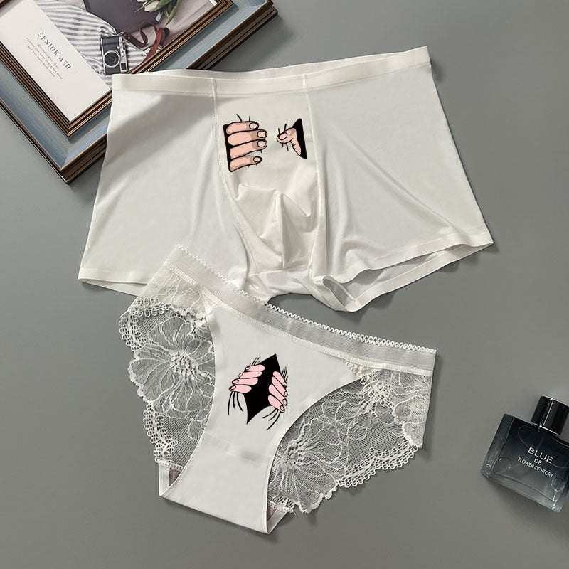 Couple's matching Underwear ,Sexy Couple's Underwear,Matching Couple's  Underwear Set, Couple's Underwater Valentine's gifts, Couple's Black