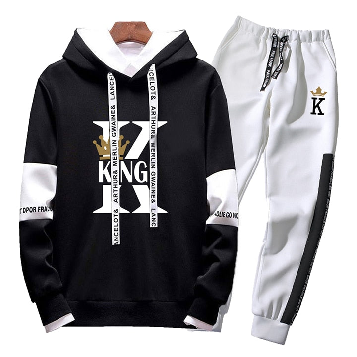 Matching couple tracksuits
