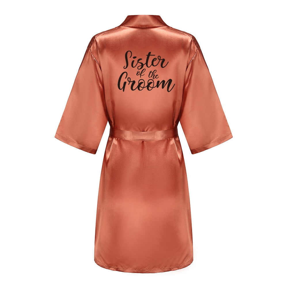 Personalized Satin Robes for Bridesmaids