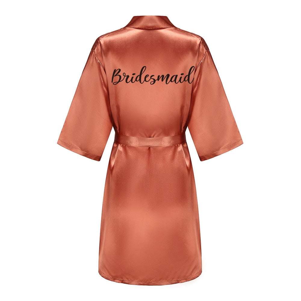 Personalized Satin Robes for Bridesmaids