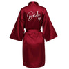 Team Bride Satin Robes