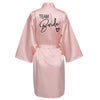 Team Bride Satin Robes