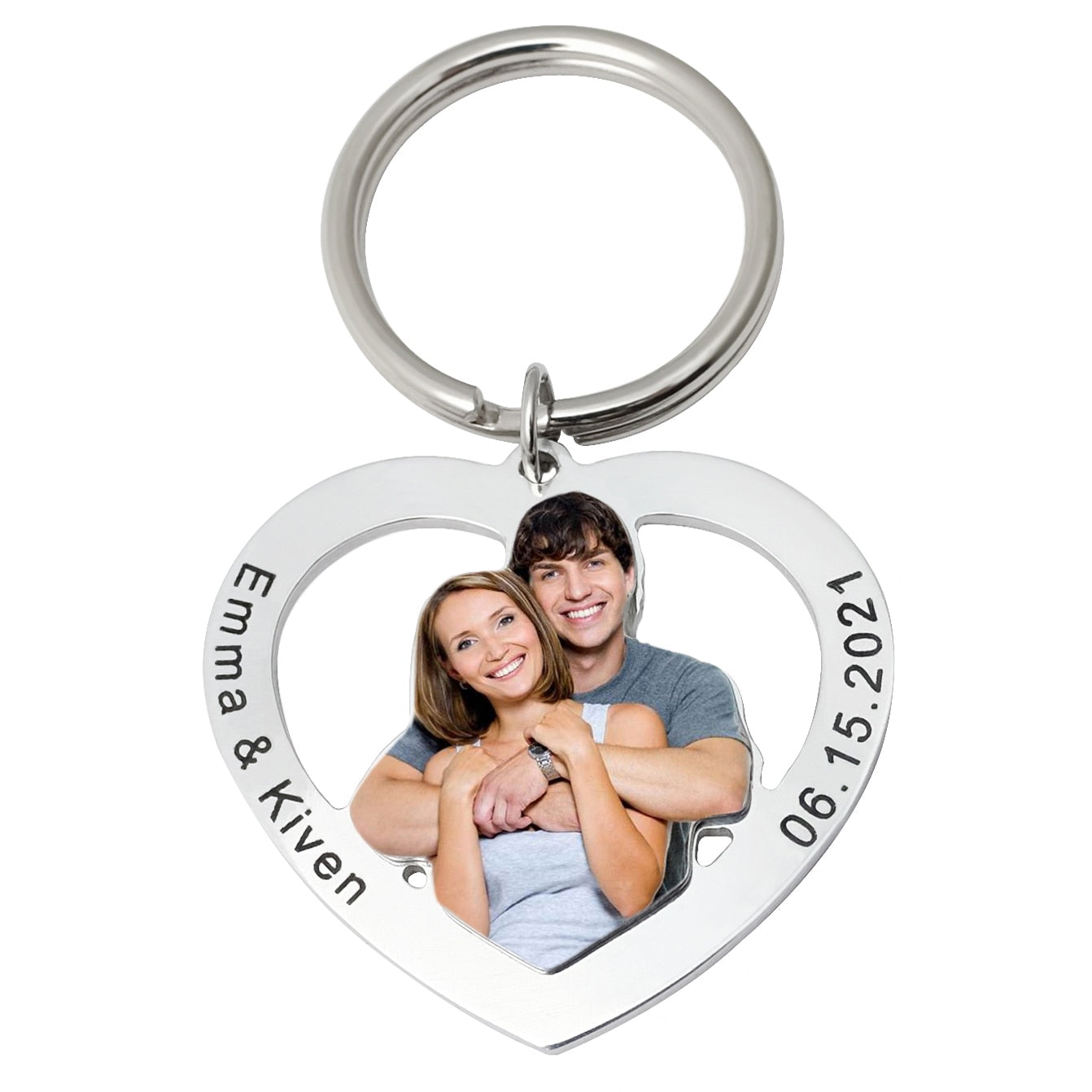 Customized Keychains with Photo Engraved