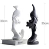 African Couple Statue