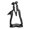 Kissing statue couple gift