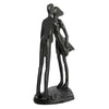 Kissing statue couple gift