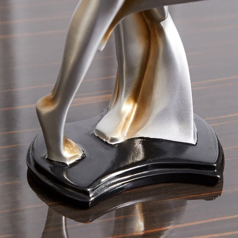 Dancing couple statue