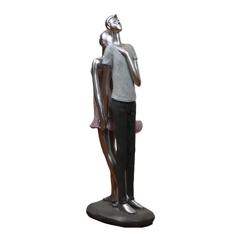 American couple statue