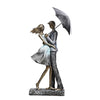 Couple under umbrella statue