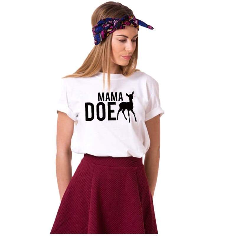 Funny Couple Shirt Mama doe
