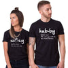 Funny hubby wifey couple shirt
