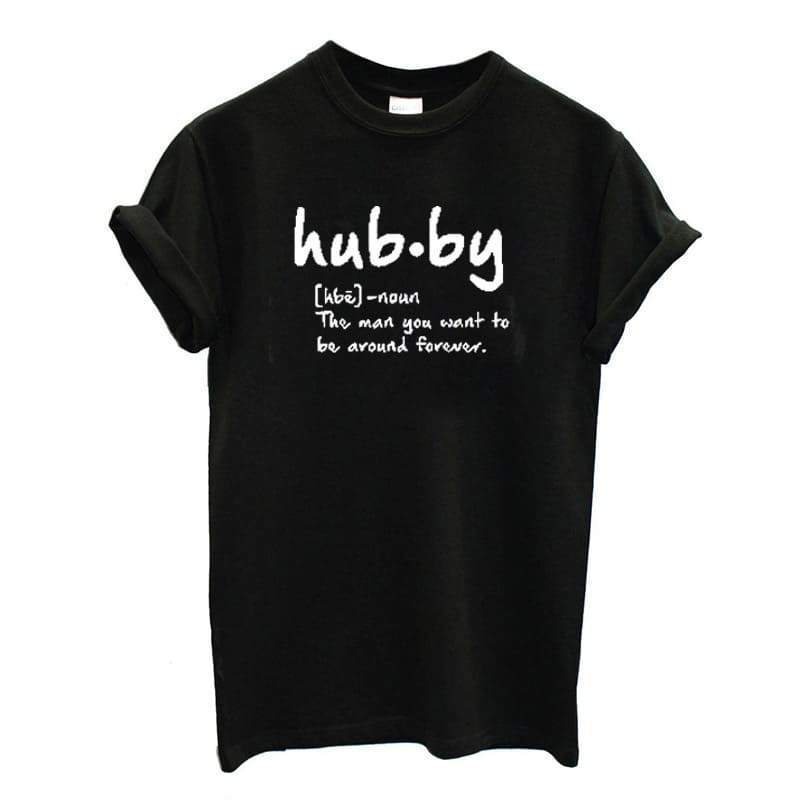 Funny hubby wifey couple shirt