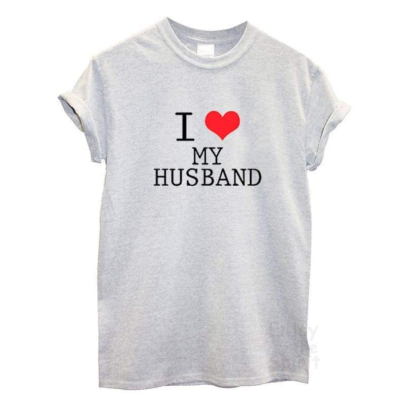 i love my husband and wife shirts for couples