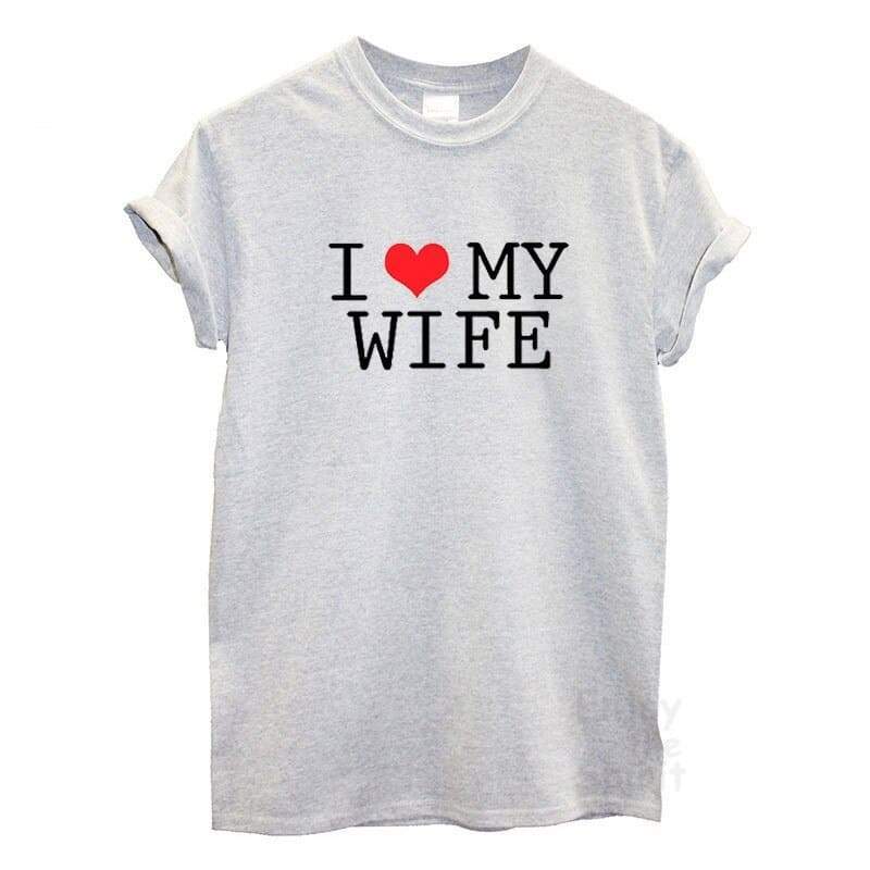 i love my husband and wife shirts for couples