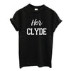 Bonnie and clyde couple t shirts