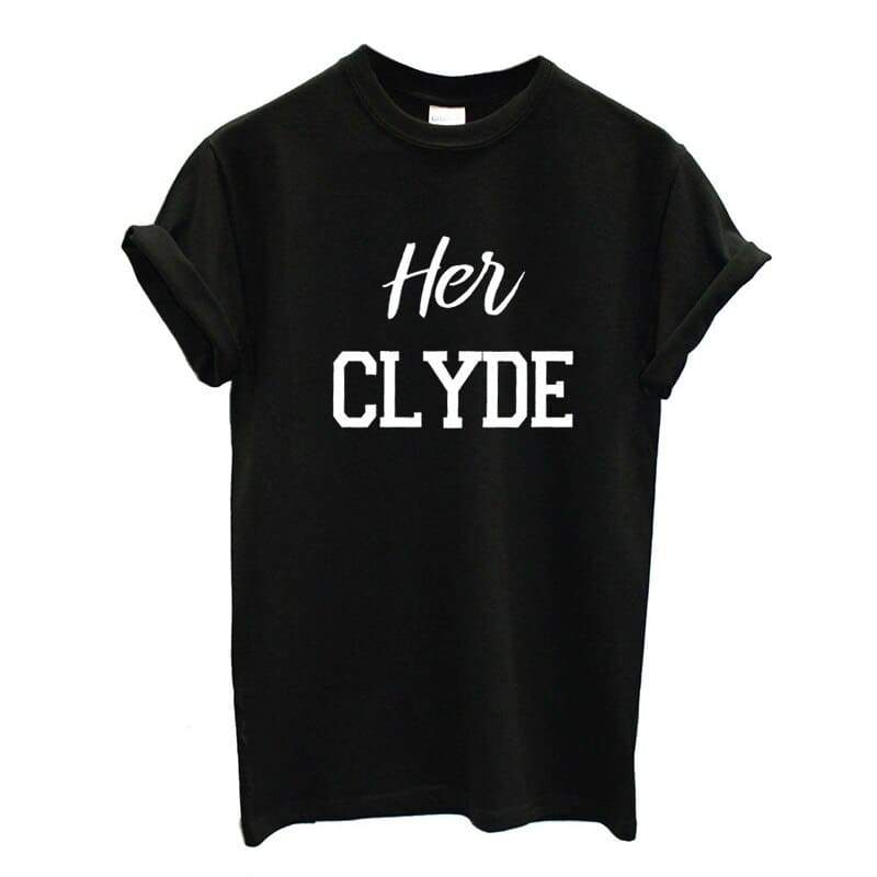 Bonnie and clyde couple t shirts
