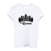 King and queen crown couple shirts