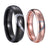 Black and pink promise rings