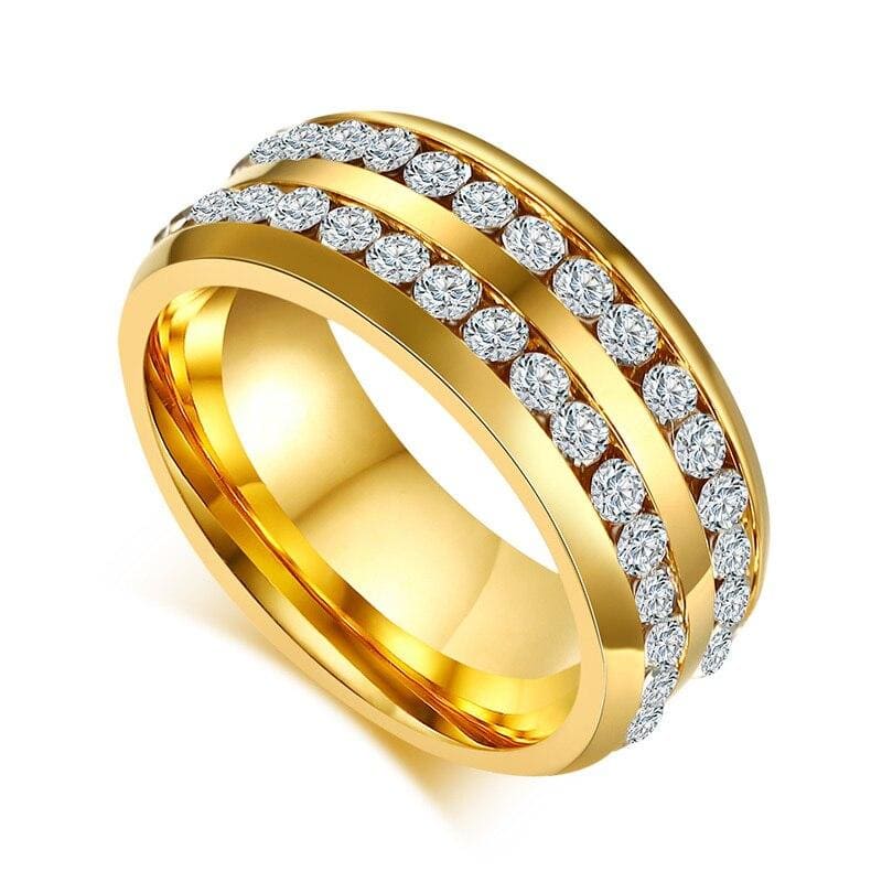 Gold promise ring