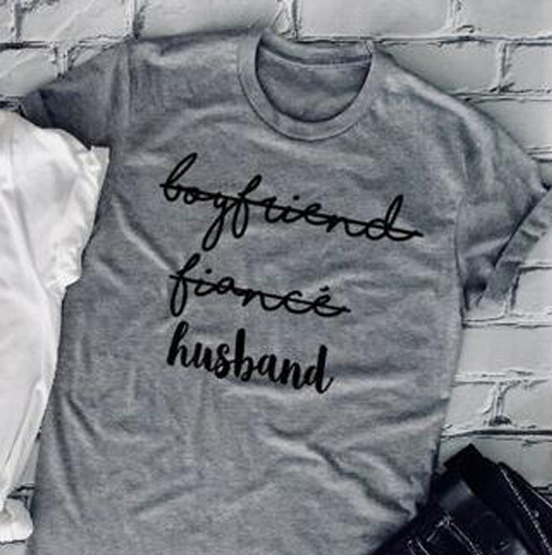 Bride and groom t shirts funny