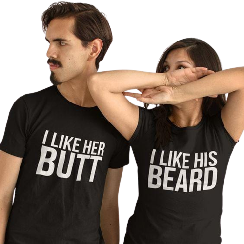 Funny husband and wife top shirts