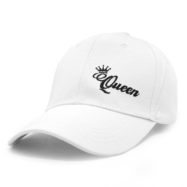 King and queen baseball caps