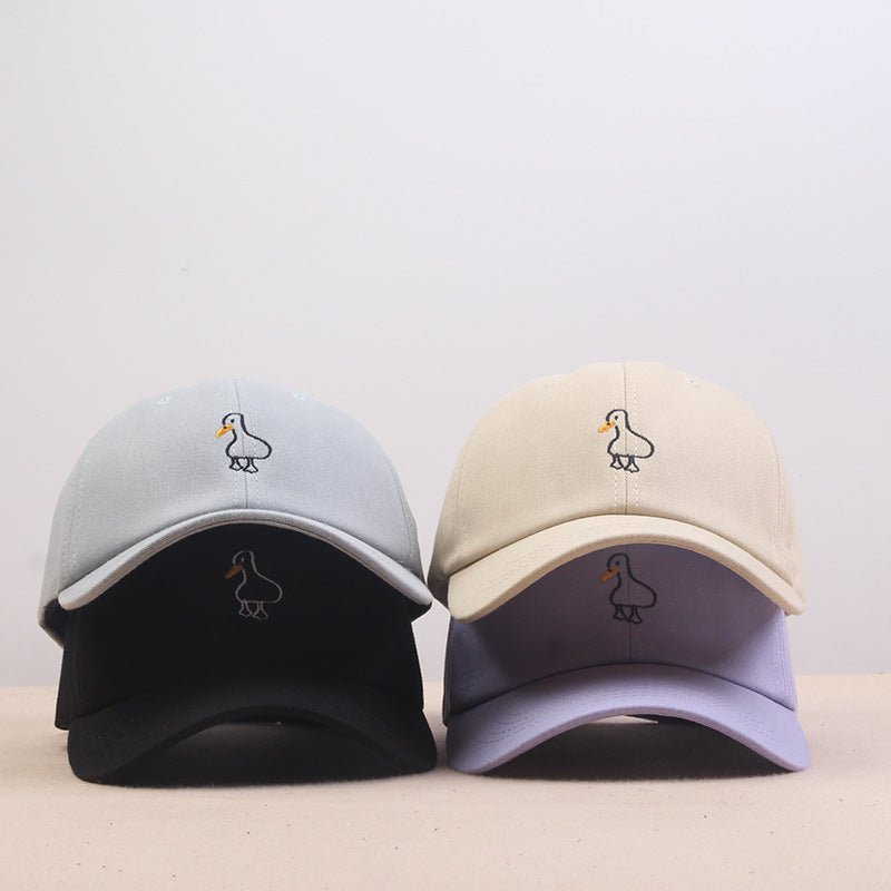 Duck matching baseball caps