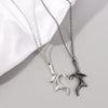 Angel and Devil Couple Necklace