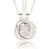 Sun and Moon Necklace Couple
