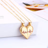 Beating Heart Necklace for Couples