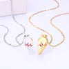 Beating Heart Necklace for Couples