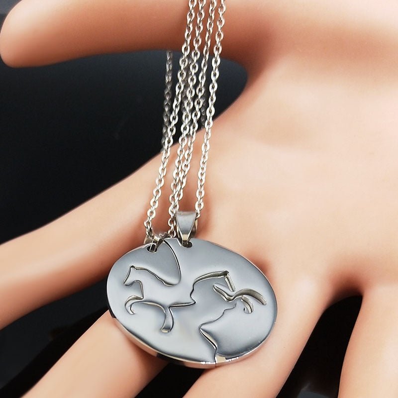 Couple Horse Necklaces