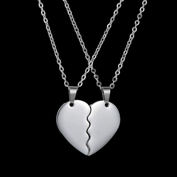 Matching Heart Chains | My Couple Goal
