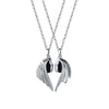 Stainless Steel Necklace for Couple Devil Wings