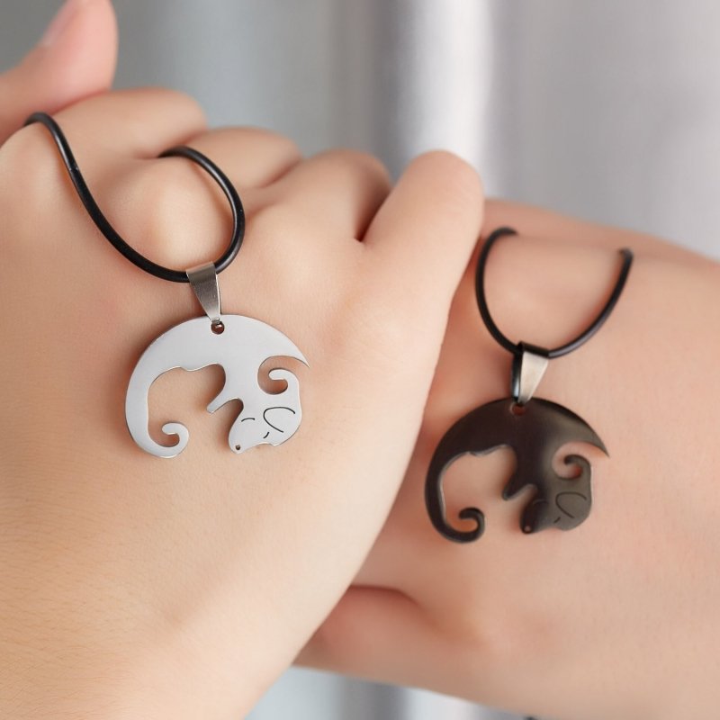 Dog Necklace for Couples