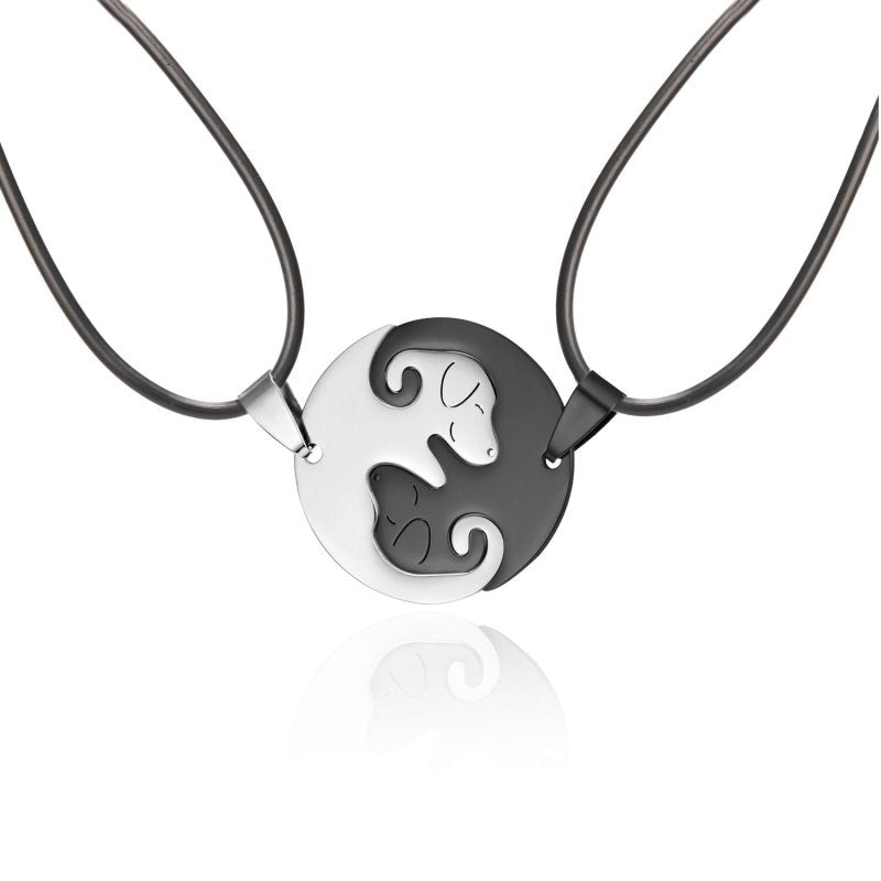Dog Necklace for Couples