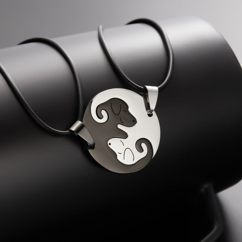 Dog Necklace for Couples