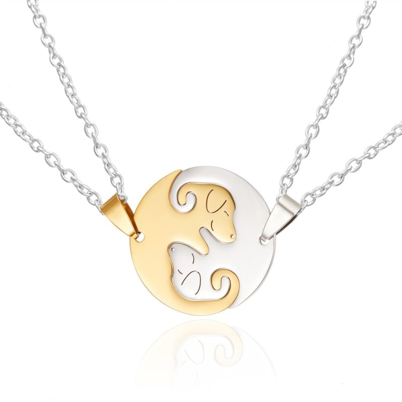 Dog Necklace for Couples