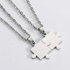 Matching Puzzle Piece Necklace for Couples