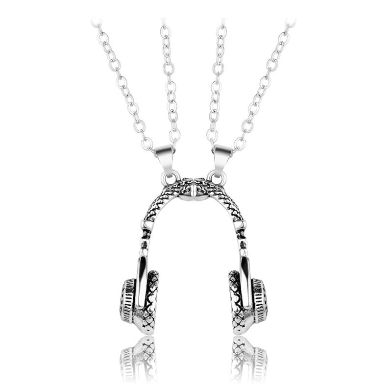 Headphone Necklace for Couples