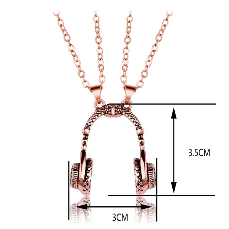 Headphone Necklace for Couples