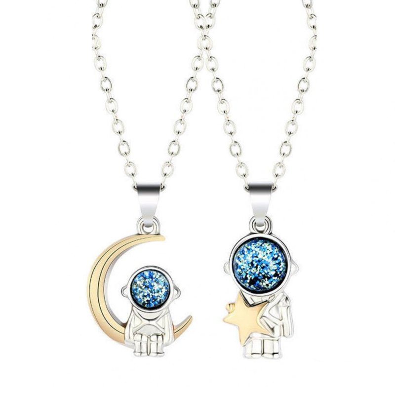 Astronaut Cute Matching Necklace