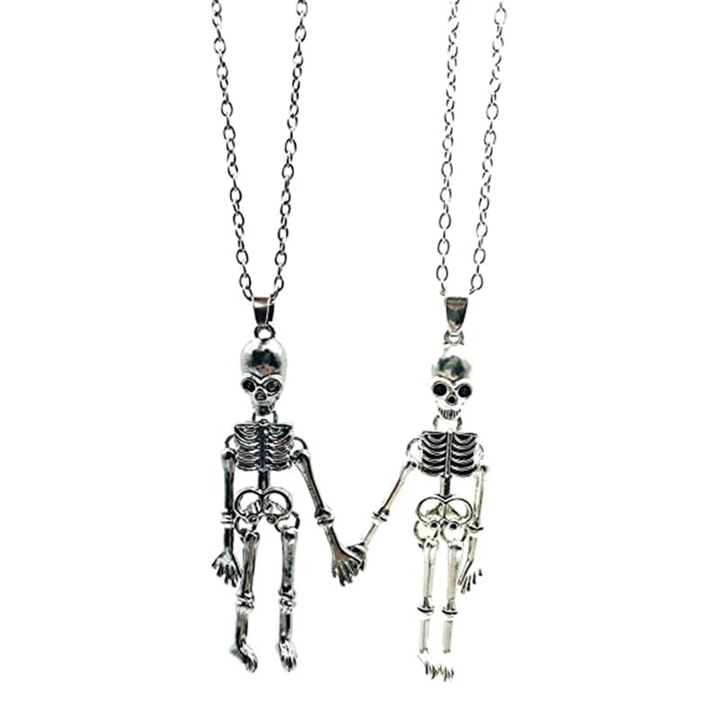 Skull Couple Necklace