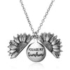 You are My Sunshine Flower Necklace