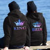 King and queen hoodie